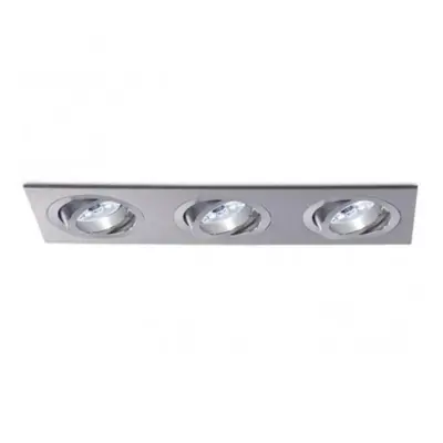 Vestavné svítidlo Aluminio Blanco, bílá, 3x50W, 230V - BPM