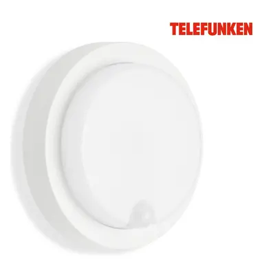 TELEFUNKEN LED venkovní nástěnné svítidlo s čidlem, pr. 17 cm, 12 W, bílé - BRILONER