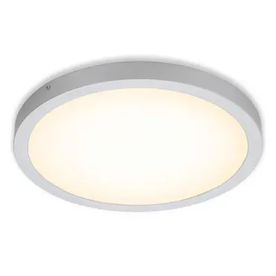 LED stropní svítidlo, pr. 40,5 , 24,5 W, matný chrom - BRILONER