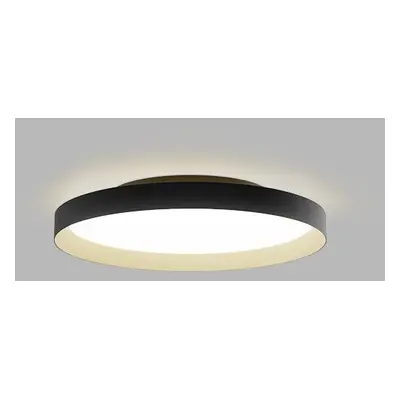 LED2 Stropní svítidlo MOON 40, BG 36W 2CCT 3000K/4000K černá/šampaň - LED2 Lighting