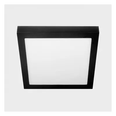 DISC SLIM SQ stropní svítidlo černá 36 W 3000K PUSH - KOHL-Lighting