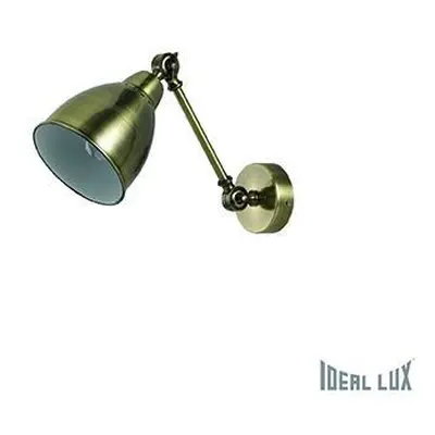 Nástěnné svítidlo Ideal Lux Newton AP1 027876 brunito - IDEALLUX