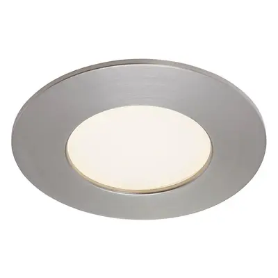 LED vestavné svítidlo, pr. 8,5 cm, 5,5 W, matný nikl - BRILONER