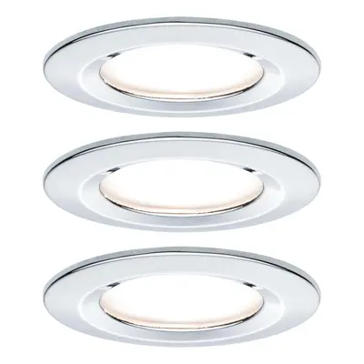 Vestavné svítidlo LED Nova kruhové 3x6,5W GU10 chrom nevýklopné 3-krokové-stmívatelné 934.81 - P