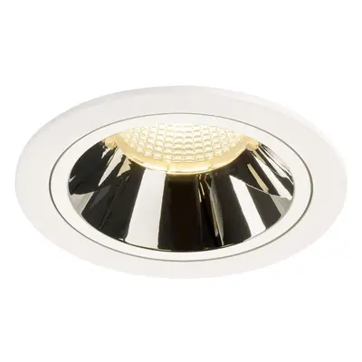 NUMINOS® DL L vnitřní LED zápustné stropní svítidlo bílá/chrom 3000 K 55° - BIG WHITE (SLV)