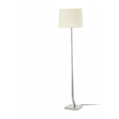 REM matný nikl/béžová stojací lampa - FARO