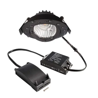 Deko-Light stropní vestavné svítidlo, Dione IP44, 8,5 W, DIM, 3000 K, 220-240V 800 lm černá - LI