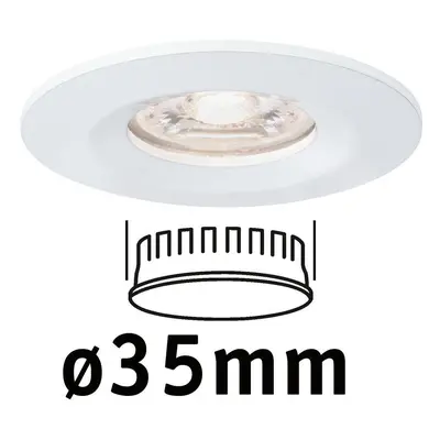 LED vestavné svítidlo Nova mini nevýklopné IP44 1x4W 2.700K bílá mat 230V - PAULMANN