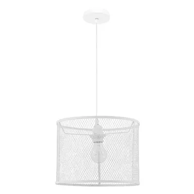 Závěsné svítidlo NET bílý hliník bílý kabel E27 1x12W bez žárovky - NOVA LUCE