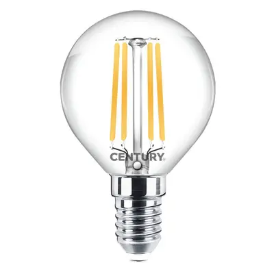 FILAMENT LED INCANTO SFERA CHIARA 6W E14 2700K DIM - CENTURY