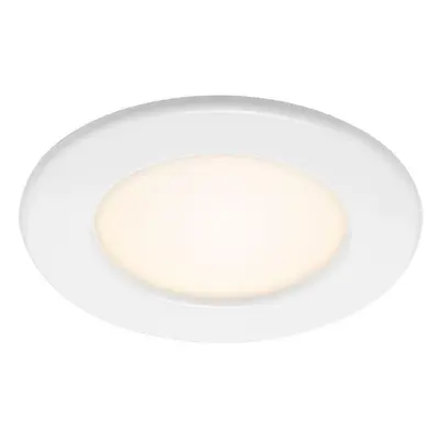 LED vestavné svítidlo, pr. 11,5 cm, 6 W, bílé - BRILONER