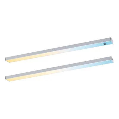 LED podskříňkové svítidlo Inline 2ks sada 2x4W 350x26mm 24V matný chrom - PAULMANN