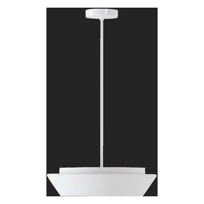 CRATER P4 závěsné skleněné svítidlo bílá IP40 4000 K 27W LED DALI - OSMONT