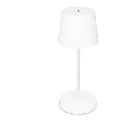 LED nabíjecí stolní lampa 26 cm 2,6W 150lm bílé - BRILO