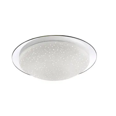 SKYLER LED stropní svítidlo, sklo, chrom, kruhové, 38cm 2700-5000K - LEUCHTEN DIREKT / JUST LIGH