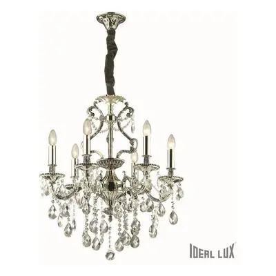 Závěsné svítidlo Ideal Lux Gioconda SP6 argento 044927 - IDEALLUX