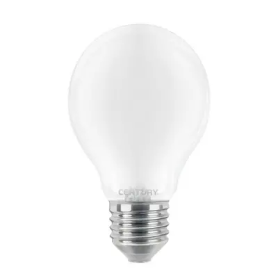 AKCE - LED FILAMENT HRUŠKA SATÉN 10W E27 6000K 1521lm 360d 67x111mm IP20 - CENTURY