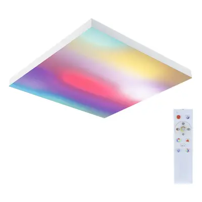 LED Panel Velora Rainbow dynamicRGBW hranaté 450x450mm RGBW bílá - PAULMANN