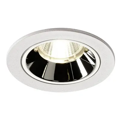 NUMINOS® DL S vnitřní LED zápustné stropní svítidlo bílá/chrom 4000 K 40° včetně listových pruži