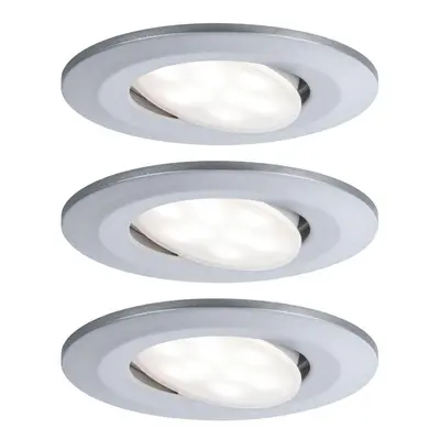 Vestavné svítidlo LED Calla kruhové 3x6,5W matný chrom výklopné 999.33 - PAULMANN