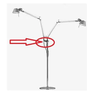 Držák pro druhé těleso na výsuvnou tyč pro stojací lampu Tolomeo Floor - ARTEMIDE