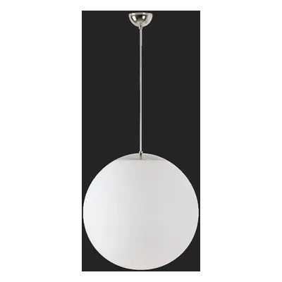 ADRIA S4 závěsné skleněné svítidlo nerez leštěná / bílá IP40 3000 K 41W LED - OSMONT