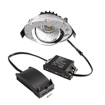 Deko-Light stropní vestavné svítidlo, Dione IP, 8,5 W, DIM, 3000 K, 220-240V 800 lm chrom - LIGH