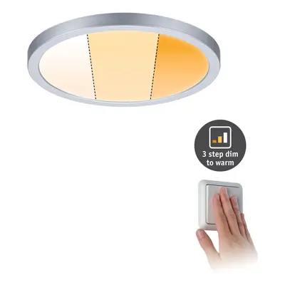 LED vestavné svítidlo Areo VariFit IP44 kruhové 175mm 13W matný chrom WarmDim 3-krokové-stmívate