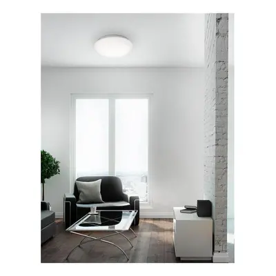 Stropní svítidlo BREST stropní svítidlo bílé opálové sklo a kov E27 2x12W - NOVA LUCE