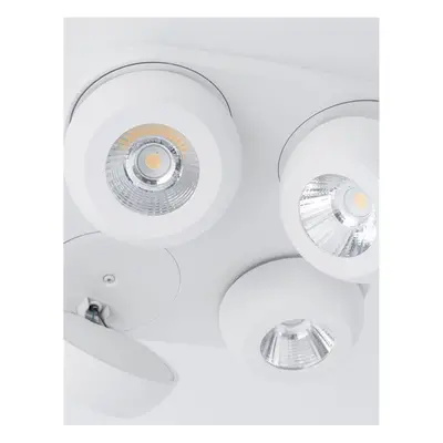 Bodové svítidlo GON bílý hliník LED 4x5W 230V 3000K IP20 - NOVA LUCE