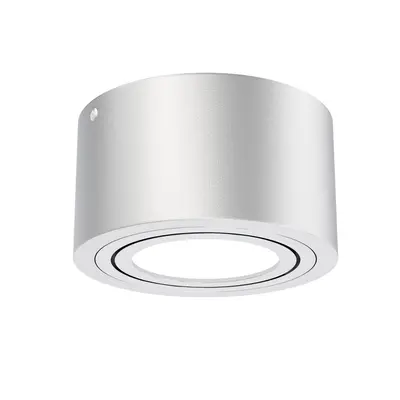 LED přisazené svítidlo, pr. 9 cm, 5 W, stříbrná - BRILONER