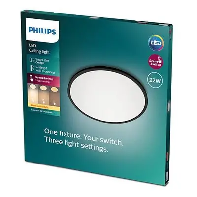 LED Stropní přisazené svítidlo Philips Superslim CL550 8719514327085 22W 2000lm 2700K IP20 43cm 