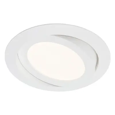 LED vestavné svítidlo, pr. 14 cm, 6,4 W, bílé - BRILONER