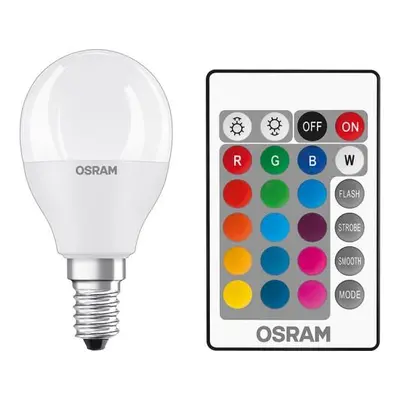 OSRAM RGBW ilum matná 230V E14 LED EQ40 2700K - DESIGN RENDL