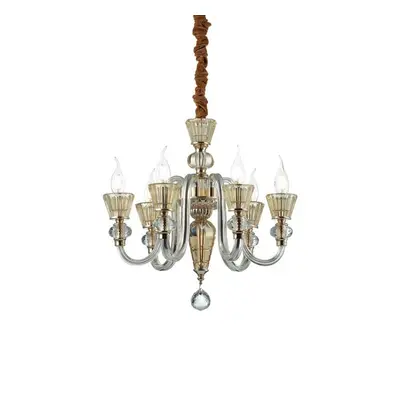 Závěsný lustr Ideal Lux Strauss SP6 140605 - IDEALLUX