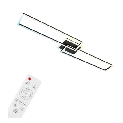 LED stropní svítidlo, 110 cm, 40 W, 5200 lm, černá - BRILO