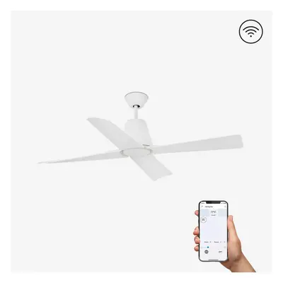 TYPHOON, bílá, stropní ventilátor s DC motorem SMART - FARO