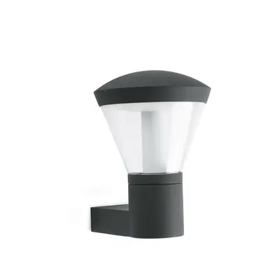 SHELBY LED nástěnná lampa, tmavě šedá - FARO