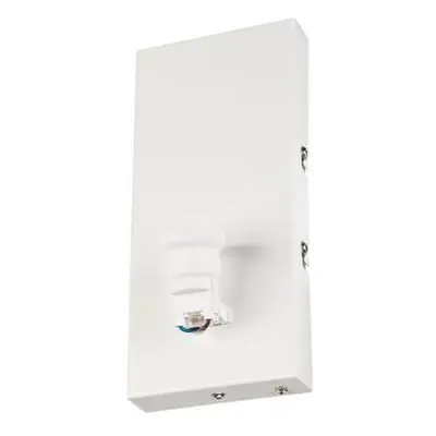 FENDA Basis, nástěnné svítidlo, E27, bílé, bez stínítka, max. 40W - BIG WHITE (SLV)