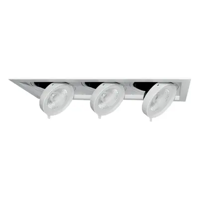 SVÍTIDLO LED REGIA ZAPUŠTĚNÉ VÝKLOPNÉ 3MODULY 497 mm 45W 3000K Ra95 3690Lm 38d DIMM IP20 - CENTU