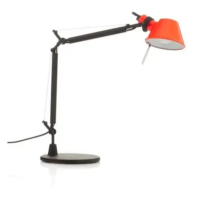 Stolní lampa Tolomeo Micro Bicolor černá / korálová - ARTEMIDE