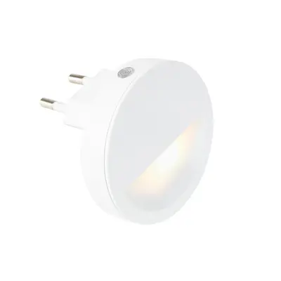 LED senzor světlo do zásuvky, 6,5 cm, 30lm, bílé - BRILONER