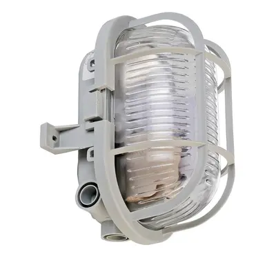 Deko-Light stropní a nástěnné přisazené svítidlo - Syrma Oval, 1x max. 42 W E27, šedá - LIGHT IM