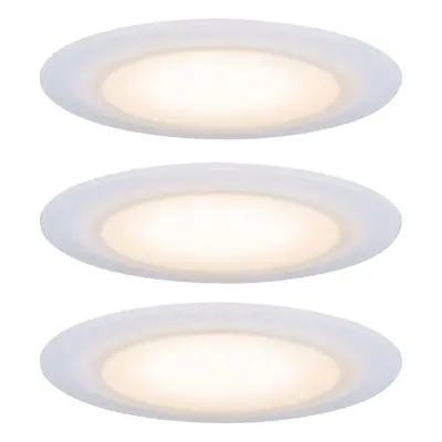 Premium vestavná svítidla sada LED Suon WarmDim 2000-2700K 3x6,5W 230 V saténové 999.42 - PAULMA