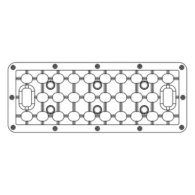 SADA 5 čoček 40x130d pro SVÍTIDLO EXTREMA - CENTURY