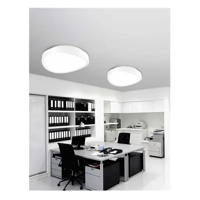 Stropní svítidlo ONDA bílé železo a sklo LED 27W 230V 3000K IP20 - NOVA LUCE