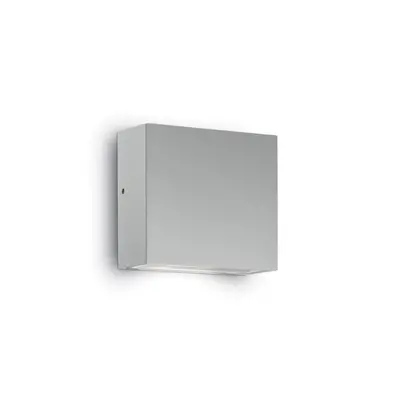 Venkovní nástěnné svítidlo Ideal Lux Tetris-1 AP1 grigio 113760 šedé IP44 - IDEALLUX