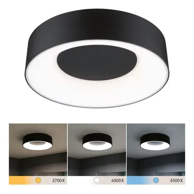 LED stropní svítidlo Casca IP44 CCT 230V 16W černá mat - PAULMANN