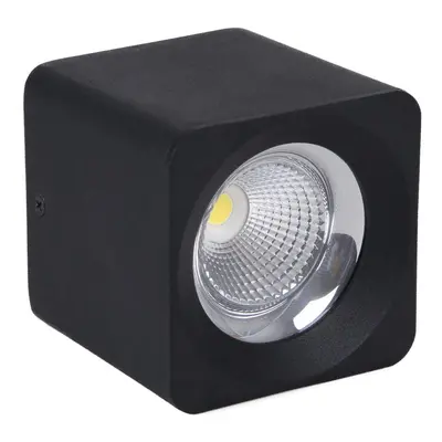 Stropní SVÍTIDLO LED QUBE ČERNÉ 90x90x90mm 10W/230VAC 4000K 800Lm 45d IP20 - CENTURY