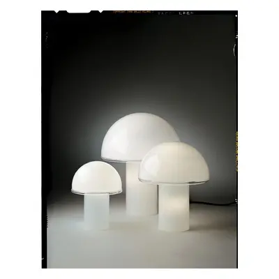 Stolní lampa ONFALE GRANDE 1x70W, 1x18W opál sklo, výška 44cm - ARTEMIDE